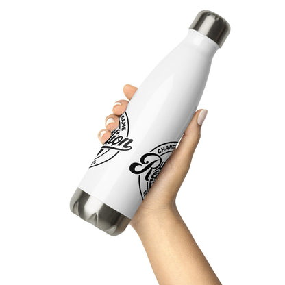 Classic Logo White Water Bottle