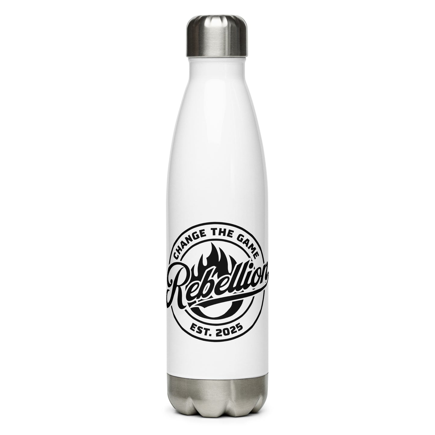 Classic Logo White Water Bottle