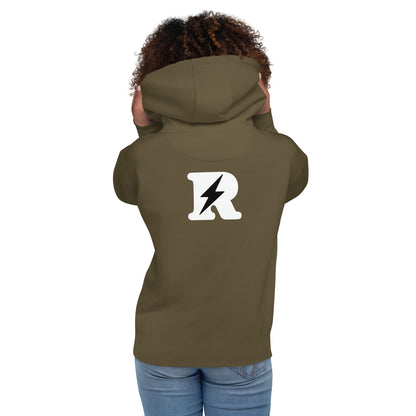 Womens R-Bolt Back Logo Hoodie