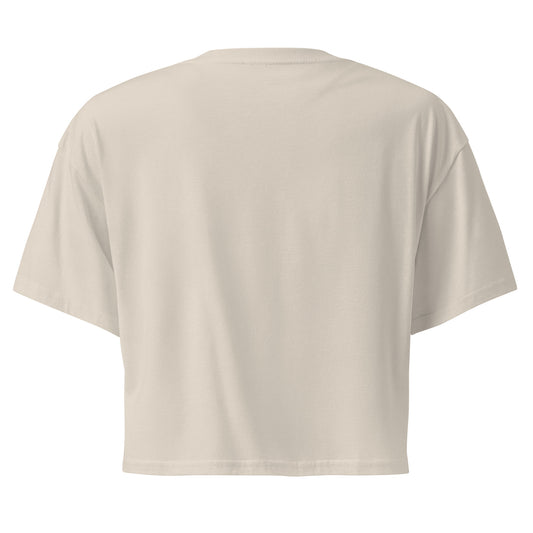 Womens Classic Logo Crop Top - Light