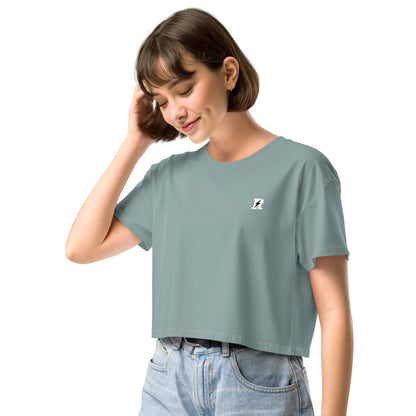 Womens R-Bolt Logo Crop Top - Dark